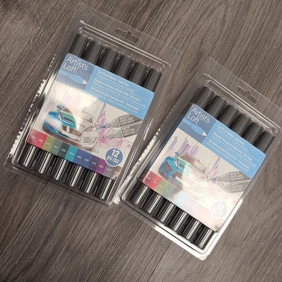 Artist's Loft Dual Tip Markers Jewel Tones - Picture 1 of 4